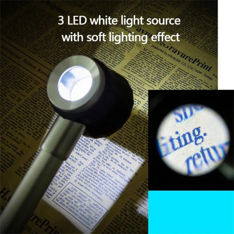 Magnifier 45X dermatoscope handle smooth clear vision with measure Scale 45X type B bigger vision with UV light
Magnifier 45X dermatoscope handle smooth clear vision with measure Scale 45X type B bigger vision with UV light
