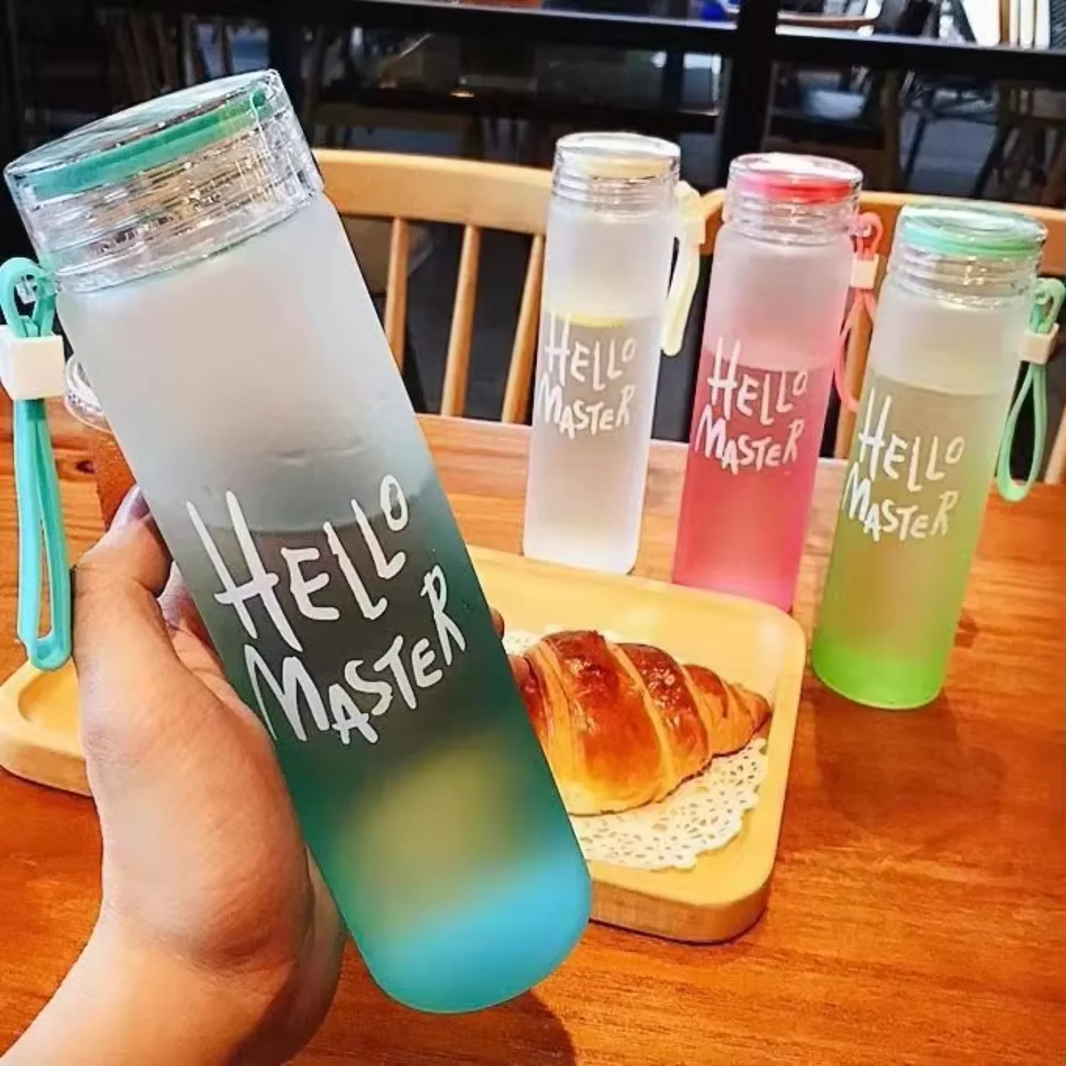 Wholesale 400ml Transparent Gradient Colored Portable Handy Frosted Glass for Adults Students Couples Children
Wholesale 400ml Transparent Gradient Colored Portable Handy Frosted Glass for Adults Students Couples Children
