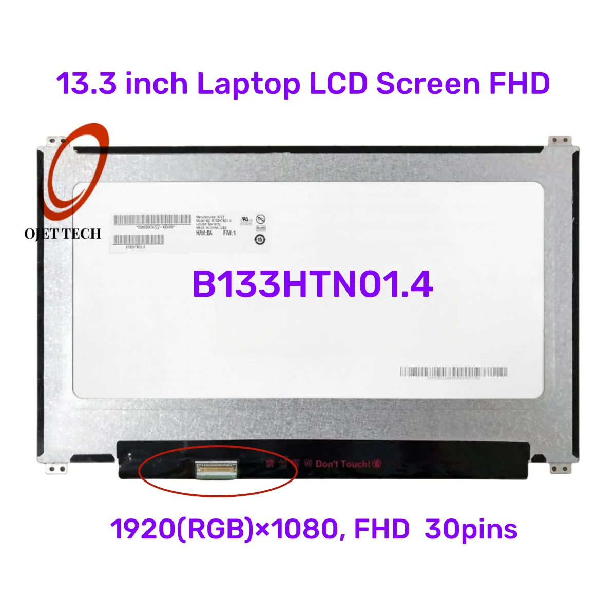 LCD Display B133HTN01.4 Matrix for Asus UX310U Laptop 13.3" 1920X1080 FHD Matte display screen
LCD Display B133HTN01.4 Matrix for Asus UX310U Laptop 13.3" 1920X1080 FHD Matte display screen