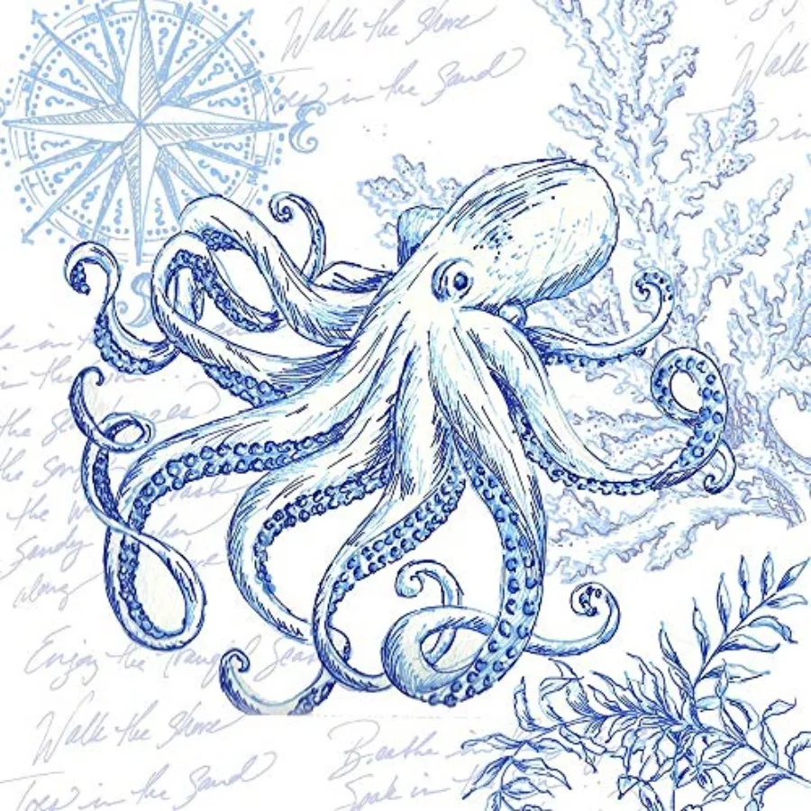 Posterazzi PDXRB13579TSLARGE Coastal Sketchbook Octopus Photo Print 24 x 24 Multi
Posterazzi PDXRB13579TSLARGE Coastal Sketchbook Octopus Photo Print 24 x 24 Multi