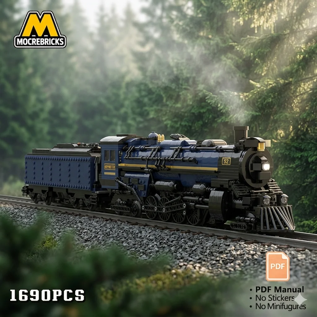 MOC Retro Steam Train Locomotive Building Blocks Classic Orient Express Railway Bricks DIY Educational Toys For Adults Gifts
MOC Retro Steam Train Locomotive Building Blocks Classic Orient Express Railway Bricks DIY Educational Toys For Adults Gifts