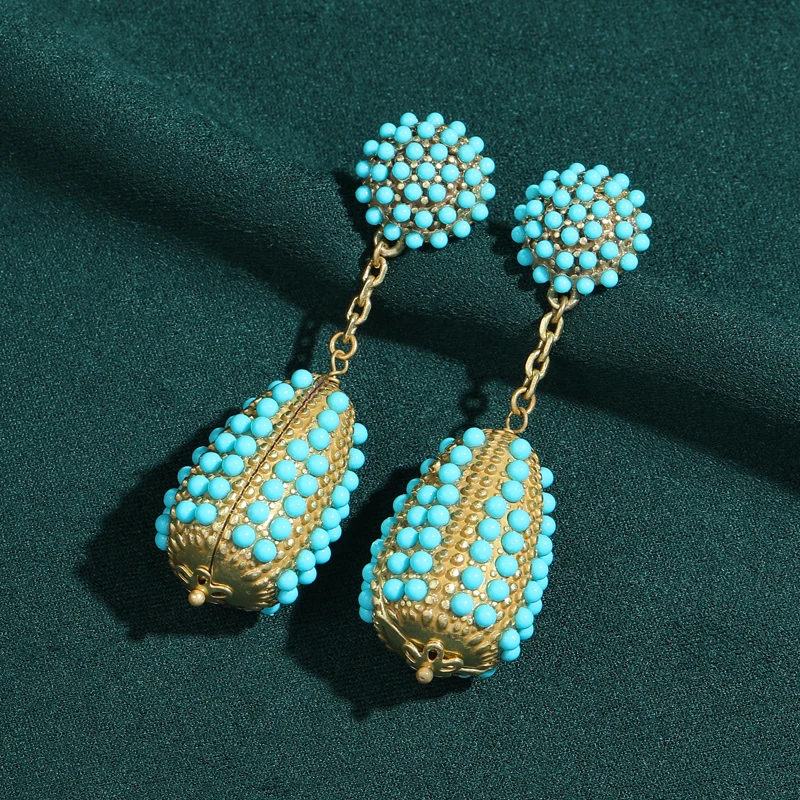 Винтажные большие синие бусины, серьги-подвески, длинный шар, дизайнерский натуральный камень, античное золото, ювелирные изделия для женщин, подарки для мам
Винтажные большие синие бусины, серьги-подвески, длинный шар, дизайнерский натуральный камень, античное золото, ювелирные изделия для женщин, подарки для мам