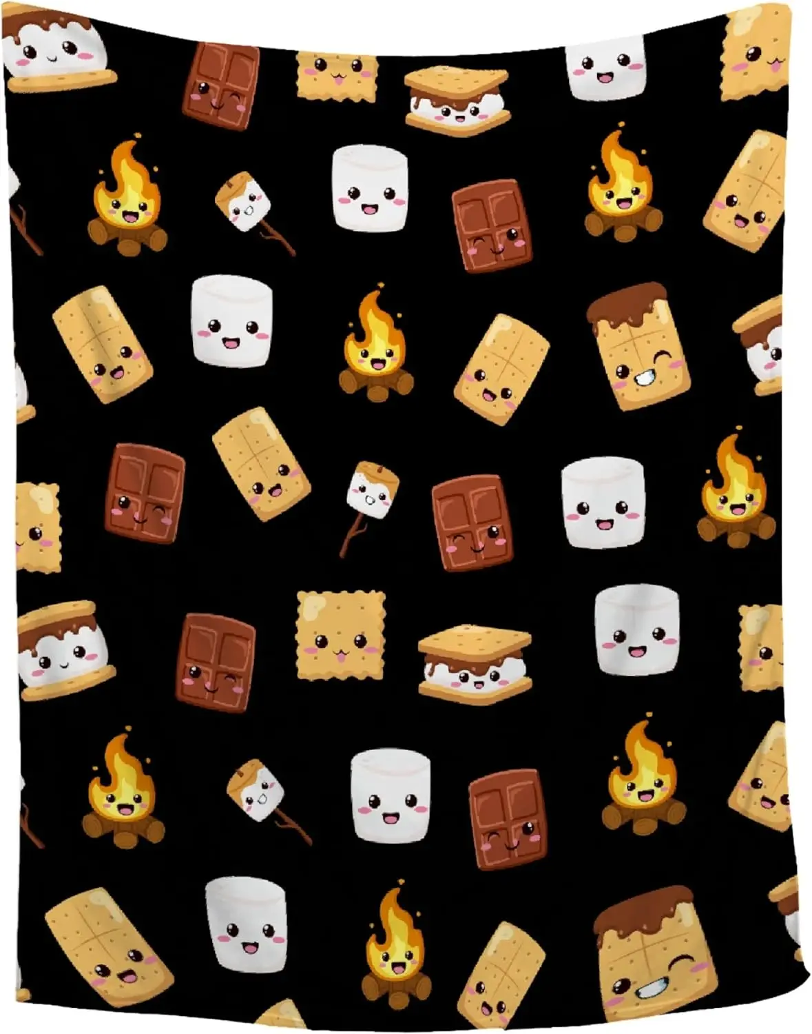 Cute S'Mores Blanket Lightweight Plush Fuzzy Throw Super Soft Flannel Fleece Throw Blanket Home Decor Gifts for Bed
Cute S'Mores Blanket Lightweight Plush Fuzzy Throw Super Soft Flannel Fleece Throw Blanket Home Decor Gifts for Bed