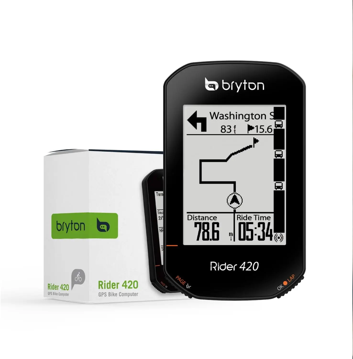 Rider 420 2.3 Inch LCD Wireless GPS Bike/Cycling Computer. Compatible with Bike Radar, 35hrs Long Battery Life,
Rider 420 2.3 Inch LCD Wireless GPS Bike/Cycling Computer. Compatible with Bike Radar, 35hrs Long Battery Life,