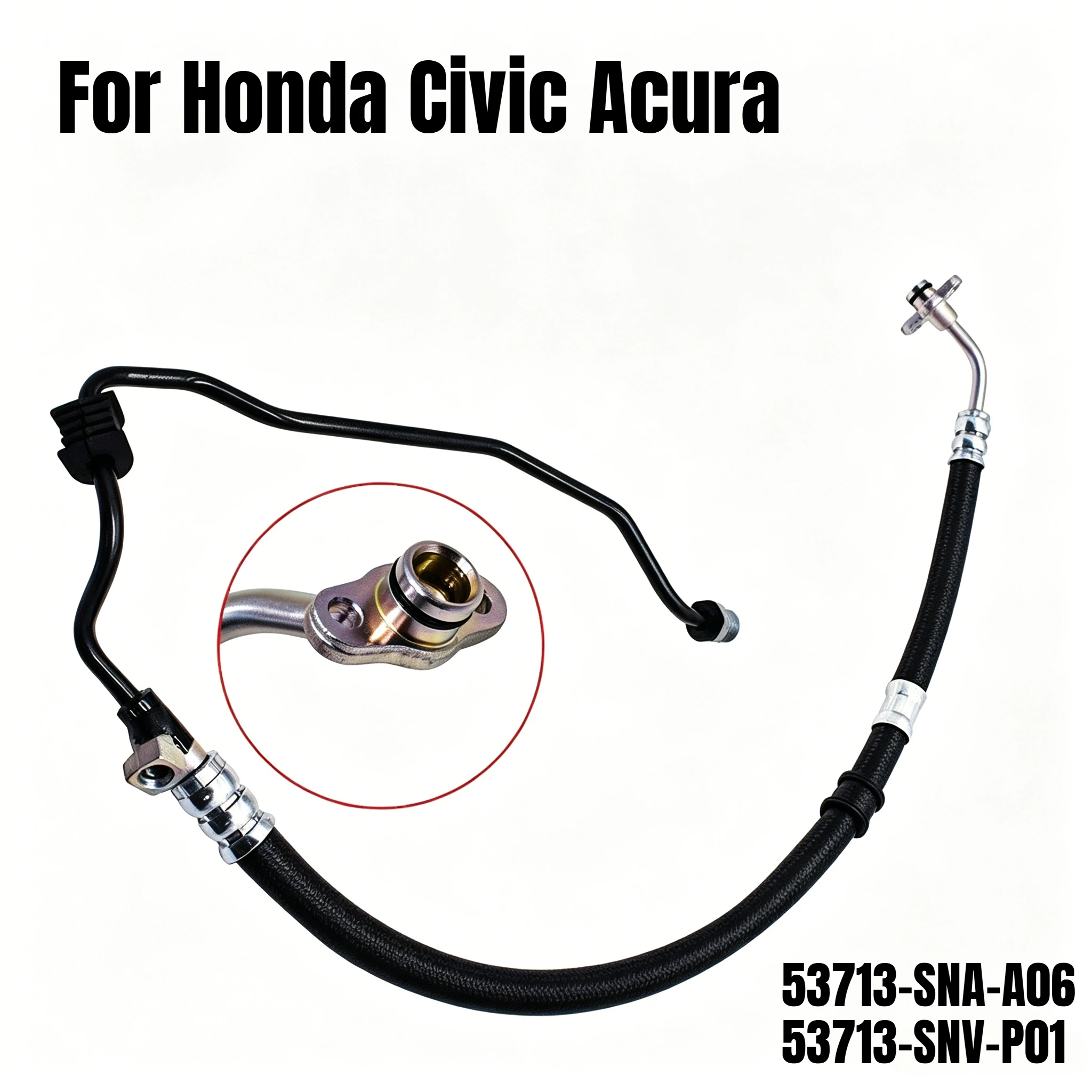 53713-SNA-A06 For Honda Civic Acura CSX 1.8L 2006-2011 High Pressure Oil Pipe Power Steering Feed Hose 53713-SNV-P01
53713-SNA-A06 For Honda Civic Acura CSX 1.8L 2006-2011 High Pressure Oil Pipe Power Steering Feed Hose 53713-SNV-P01