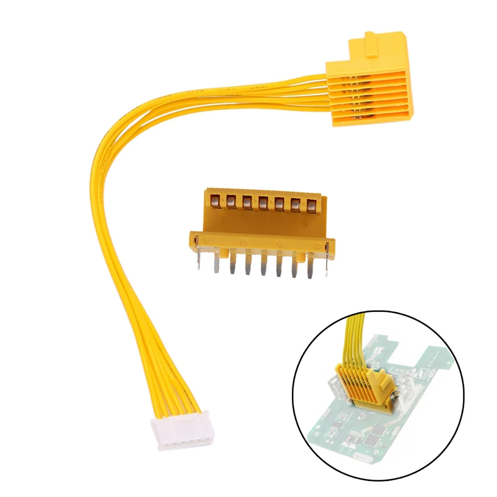 Connector Terminal Block with Yellow Cable for 18V BL1850 BL1830 PCB Charging Protection Board Quantity 2pcs set
Connector Terminal Block with Yellow Cable for 18V BL1850 BL1830 PCB Charging Protection Board Quantity 2pcs set