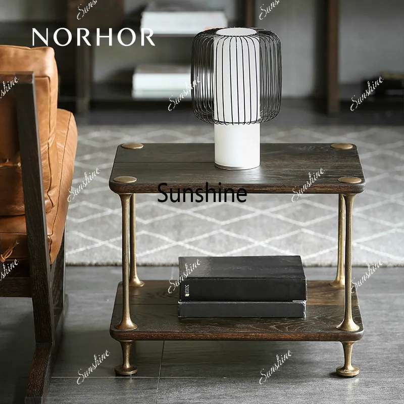 Nordic size apartment simple coffee table retro gold
Nordic size apartment simple coffee table retro gold