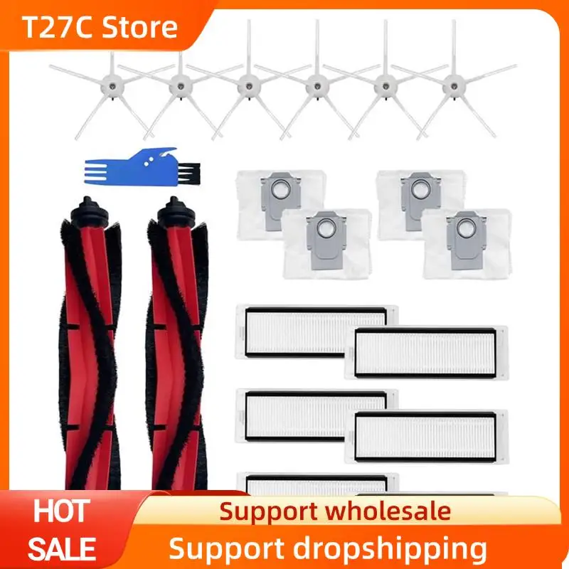 Запасные части T27C для комплекта аксессуаров для робота-пылесоса Roborock Q5 Q5+
Запасные части T27C для комплекта аксессуаров для робота-пылесоса Roborock Q5 Q5+