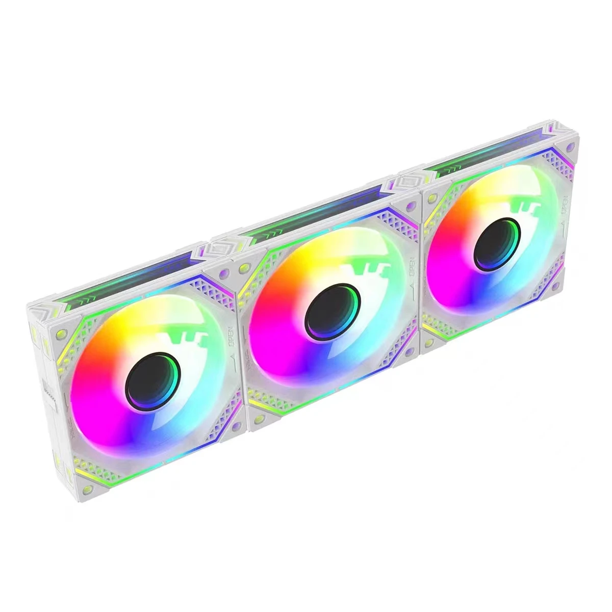 Hongyi OEM 120mm 120 RGB ARGB Wireless Splicing Building Block Pc Fan Gaming Computer Pc case Cooling Fan Game Chassis Fan
Hongyi OEM 120mm 120 RGB ARGB Wireless Splicing Building Block Pc Fan Gaming Computer Pc case Cooling Fan Game Chassis Fan