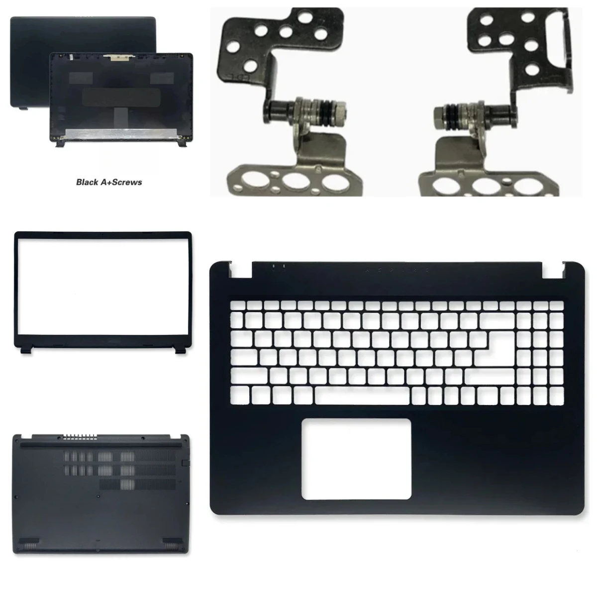 New for Aspire 3 A315-42, N19C1, A315-54, A315-54K, A315-56, A315-42G: Top cover, screen bezel, palm rest, hinge, bottom shield
New for Aspire 3 A315-42, N19C1, A315-54, A315-54K, A315-56, A315-42G: Top cover, screen bezel, palm rest, hinge, bottom shield