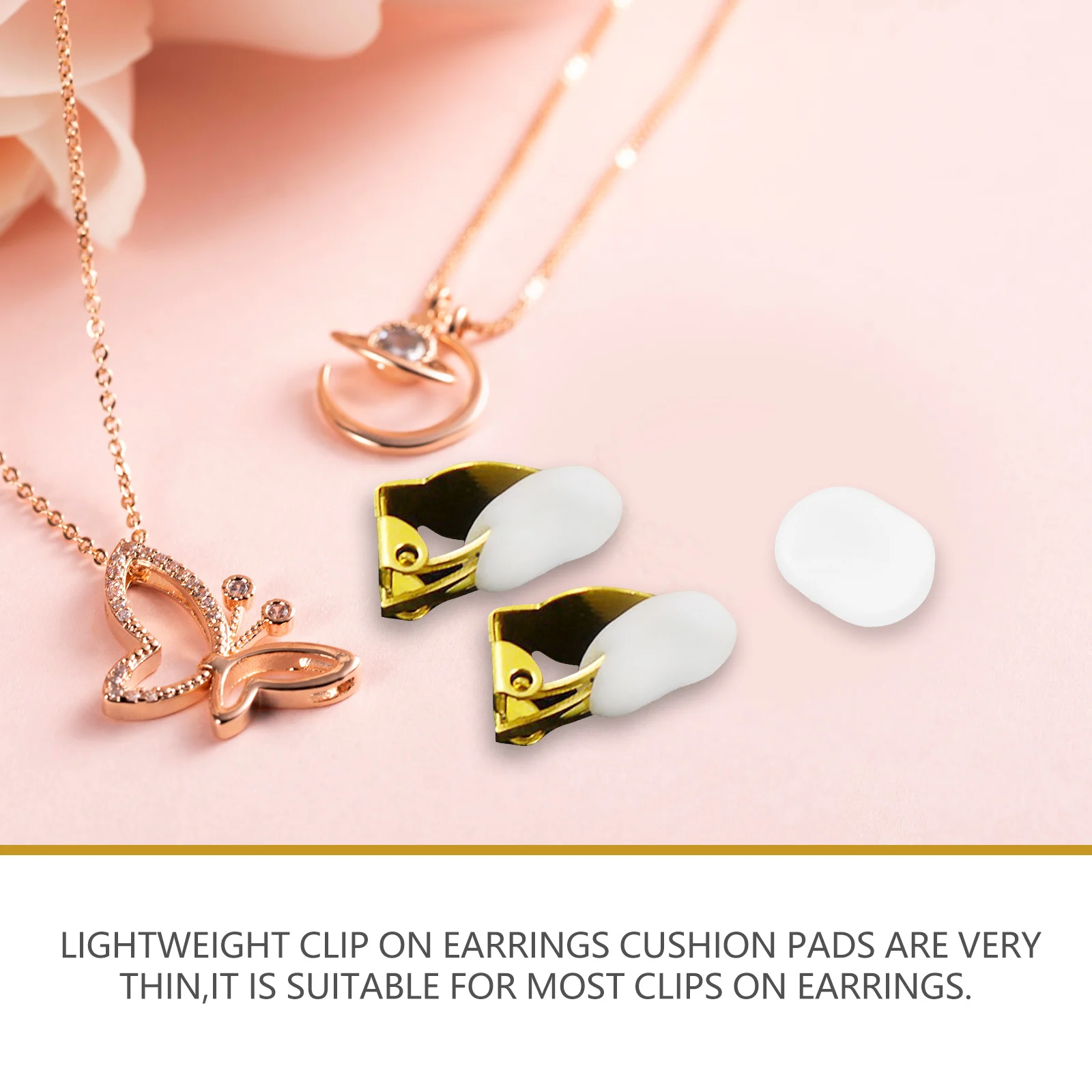 40Pcs Ear Clip Pads Soft Non-Slip Transparent Cushions for Pain Relief Comfortable Lightweight Earring Accessories Oval Ear
40Pcs Ear Clip Pads Soft Non-Slip Transparent Cushions for Pain Relief Comfortable Lightweight Earring Accessories Oval Ear