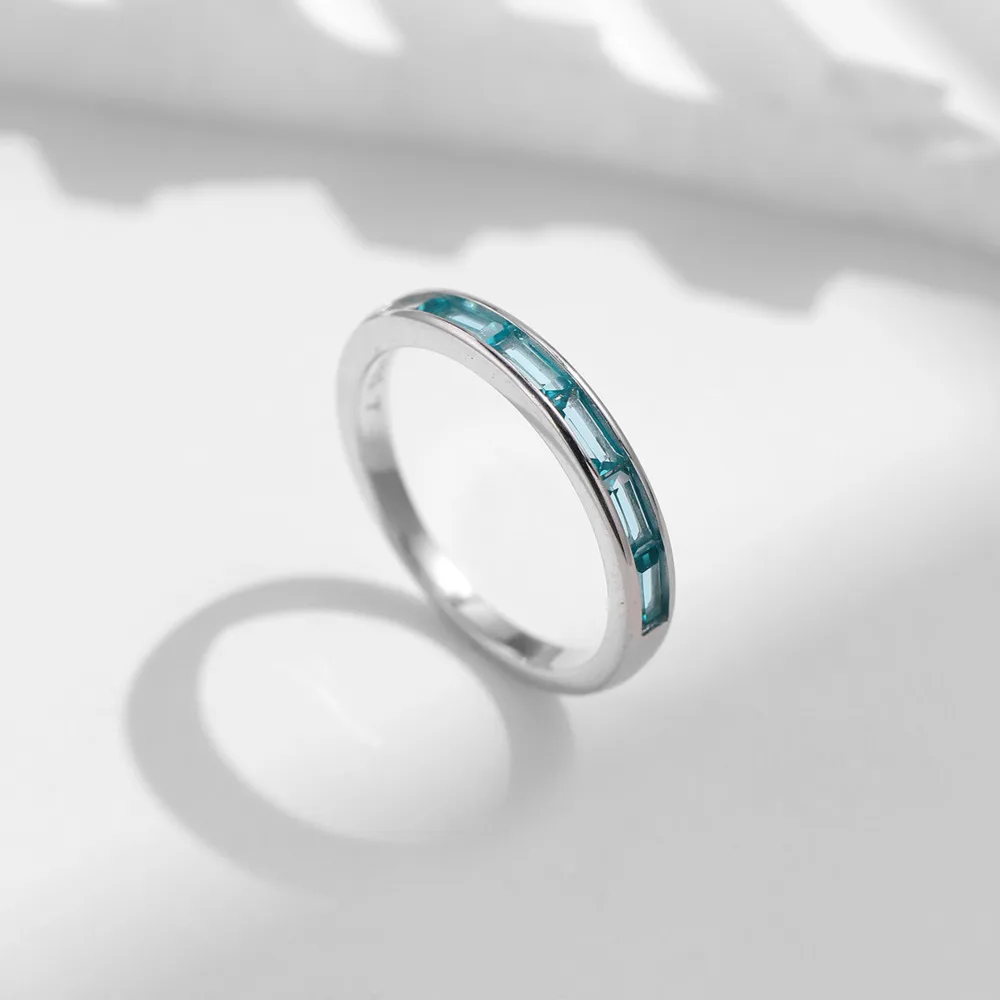 Кольцо GL S925 из чистого серебра с кристаллами цвета Параиба для женщин, уникальное кольцо с кристаллами, высококачественный подарочный предмет
Кольцо GL S925 из чистого серебра с кристаллами цвета Параиба для женщин, уникальное кольцо с кристаллами, высококачественный подарочный предмет