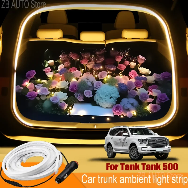 For tank Tank 500 Automobile trunk ambient light automatic sensing car interior lighting with accessories
For tank Tank 500 Automobile trunk ambient light automatic sensing car interior lighting with accessories