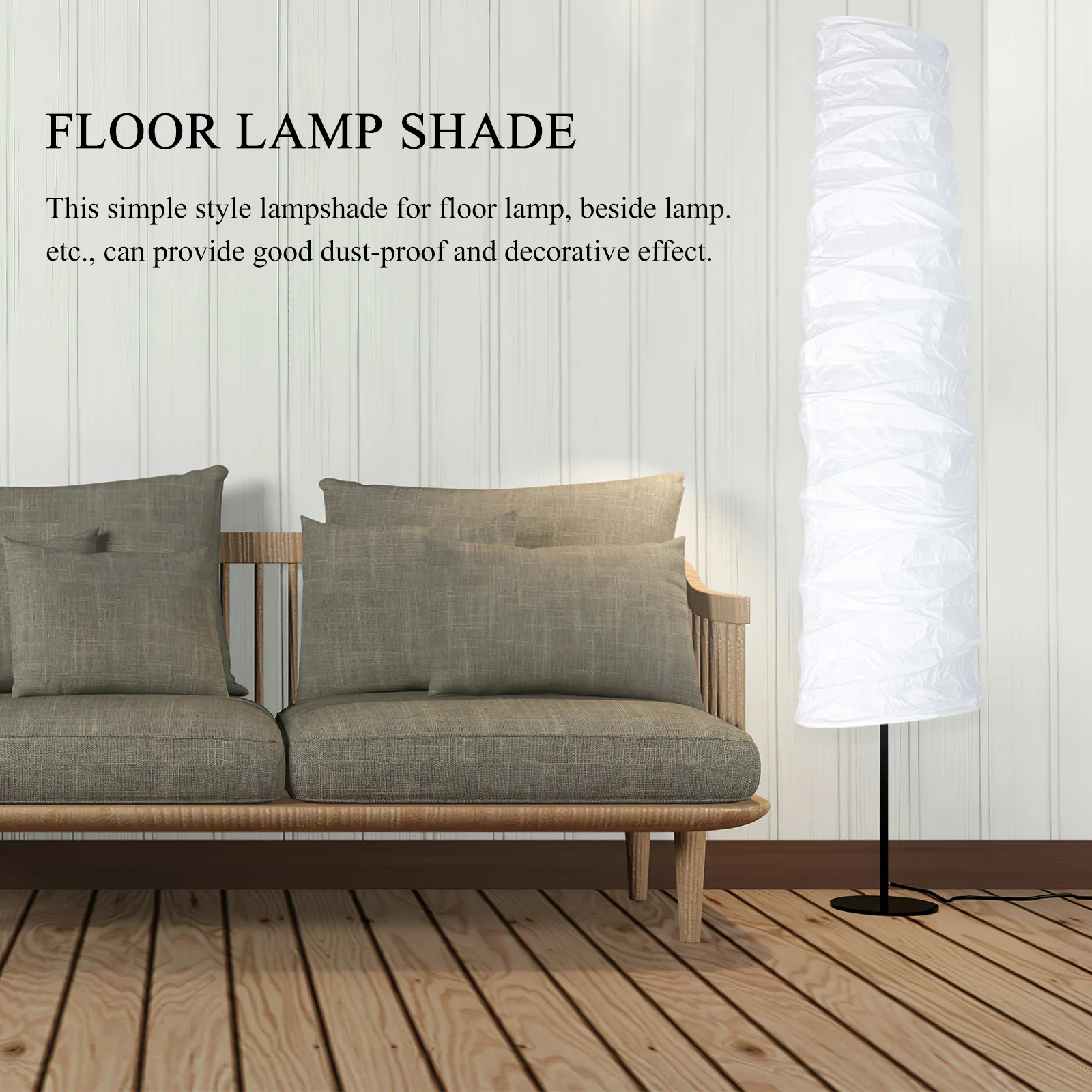 Paper Floor Lamp Shade White Modern Simple Design Light Diffuser Protector for Bedroom Living Room Office Floor Lamp 
Paper Floor Lamp Shade White Modern Simple Design Light Diffuser Protector for Bedroom Living Room Office Floor Lamp