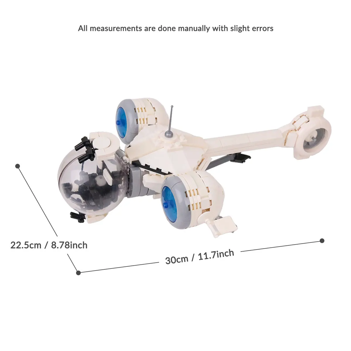 Bubble ship model MOC assembly building blocks, DIY creative toys, suitable for young building block lovers very good gifts
Bubble ship model MOC assembly building blocks, DIY creative toys, suitable for young building block lovers very good gifts