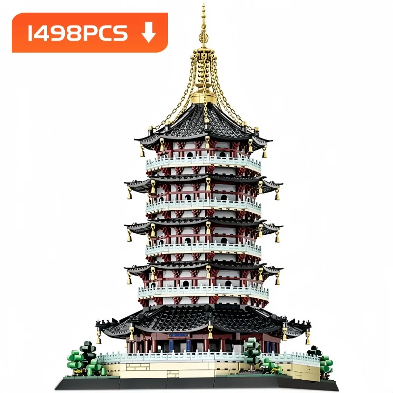 1498Pcs Ancient Chinese Architecture Tower Assembly Model Creative Building Blocks Educational Toy Decoration
1498Pcs Ancient Chinese Architecture Tower Assembly Model Creative Building Blocks Educational Toy Decoration