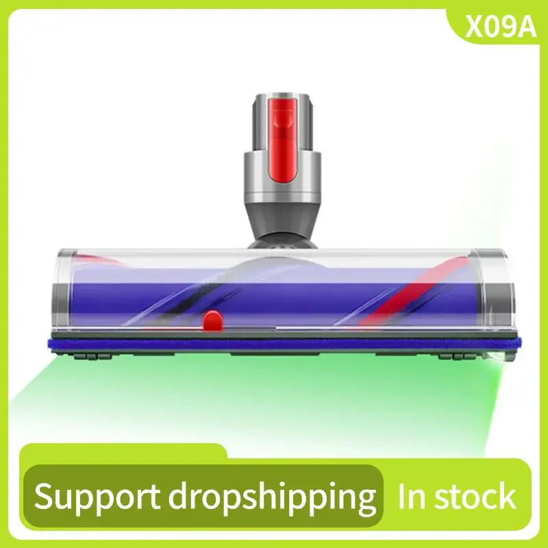 X09A Quick-Release Head Cleaner Brushes With LED Light For Dyson V7 V8 V10 V11 V15 Vacuum Attachments For Hardwood Floor
X09A Quick-Release Head Cleaner Brushes With LED Light For Dyson V7 V8 V10 V11 V15 Vacuum Attachments For Hardwood Floor