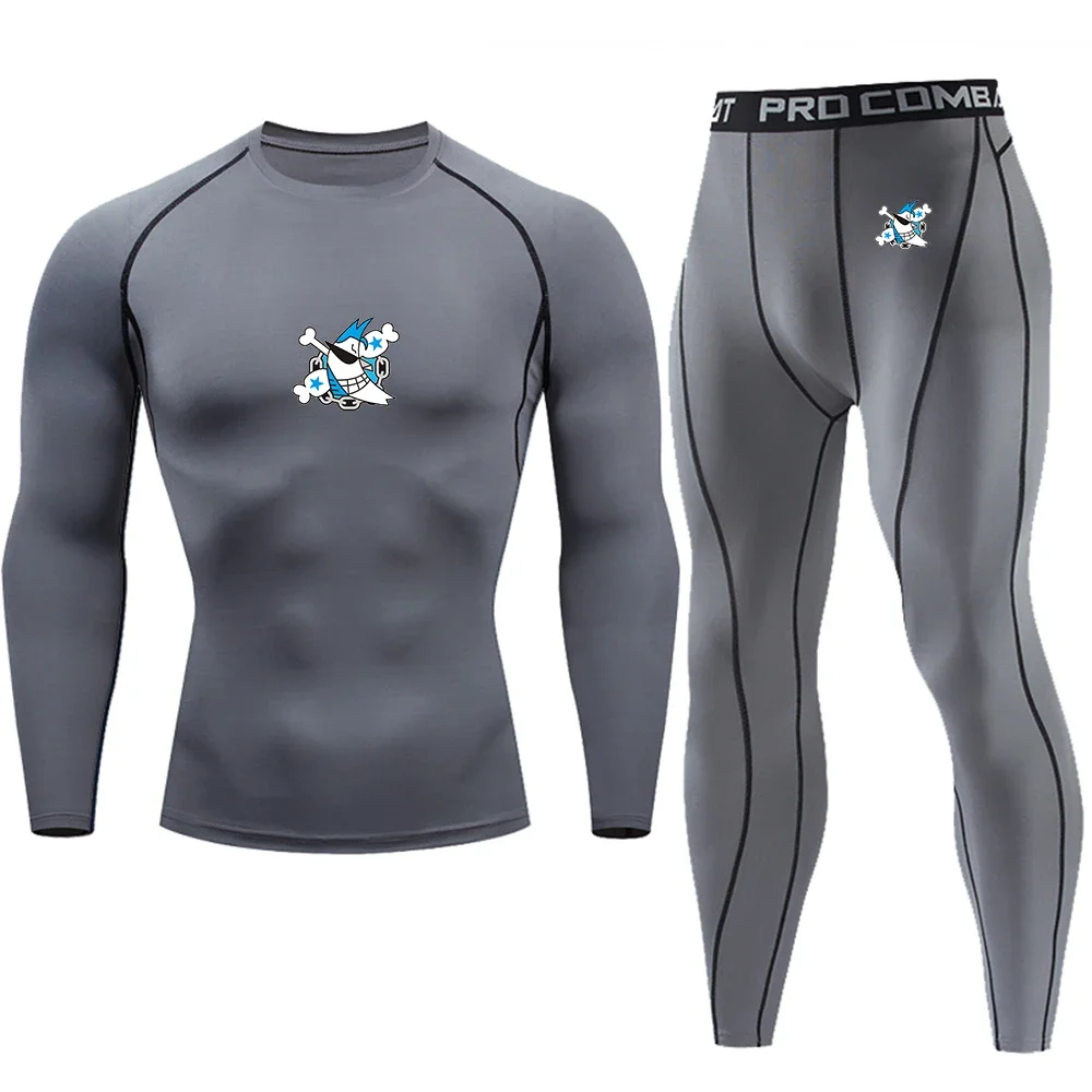 Trendy Compression Outfit with Gear, Shark and Bone Prints, Tight Sportswear for Night Running and Basketball
Trendy Compression Outfit with Gear, Shark and Bone Prints, Tight Sportswear for Night Running and Basketball