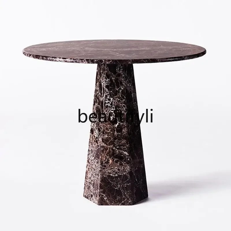 Italian minimalist natural marble designer dining table high-end round table luxury stone dining tableQQQ
Italian minimalist natural marble designer dining table high-end round table luxury stone dining tableQQQ