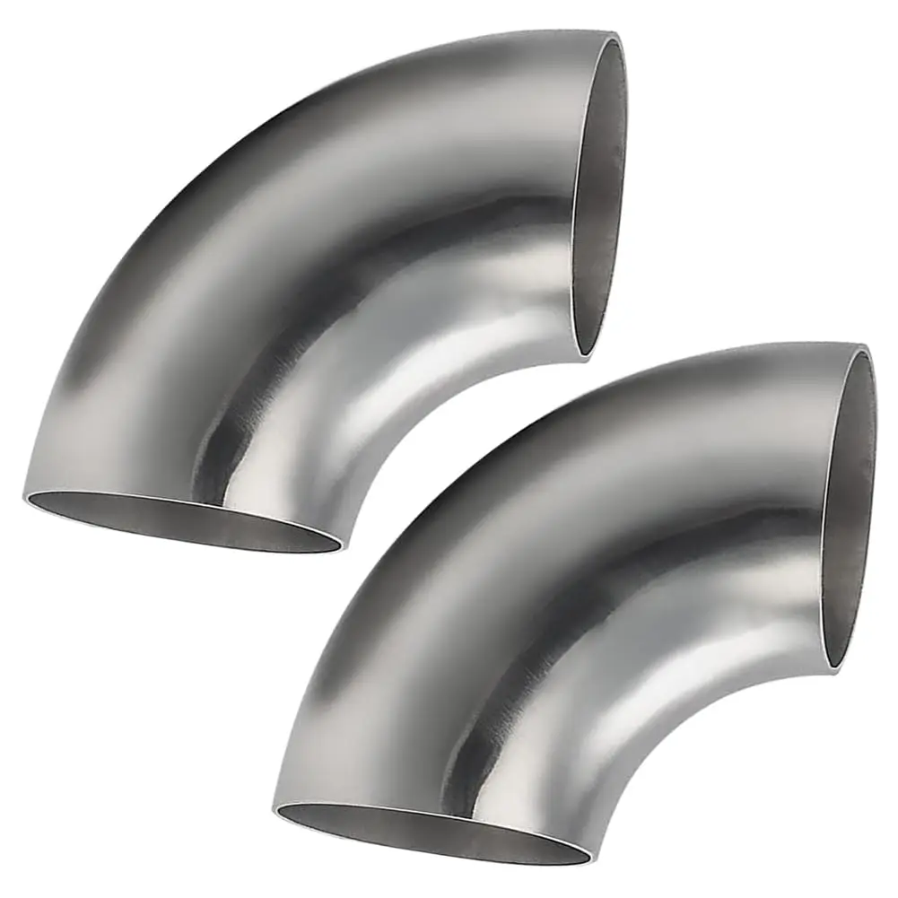 2pcs 3.5 90° SS304 Stainless Steel Exhaust Bend Elbow For Automotive Tuning And Railing Use
2pcs 3.5 90° SS304 Stainless Steel Exhaust Bend Elbow For Automotive Tuning And Railing Use