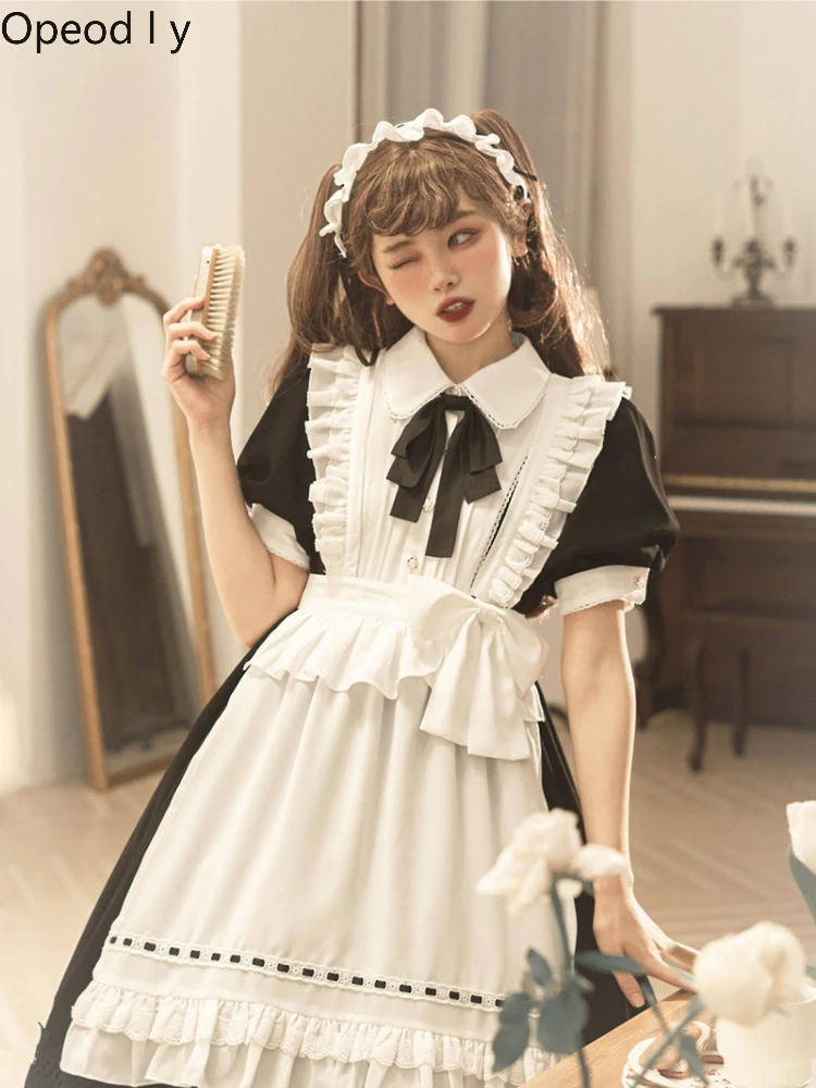 Japanese Original Maid Outfit Lolita Dress 2026 New Retro Elegant Class Ah Girl Doll Feeling Lolita OP Long Sleeve Dress
Japanese Original Maid Outfit Lolita Dress 2026 New Retro Elegant Class Ah Girl Doll Feeling Lolita OP Long Sleeve Dress