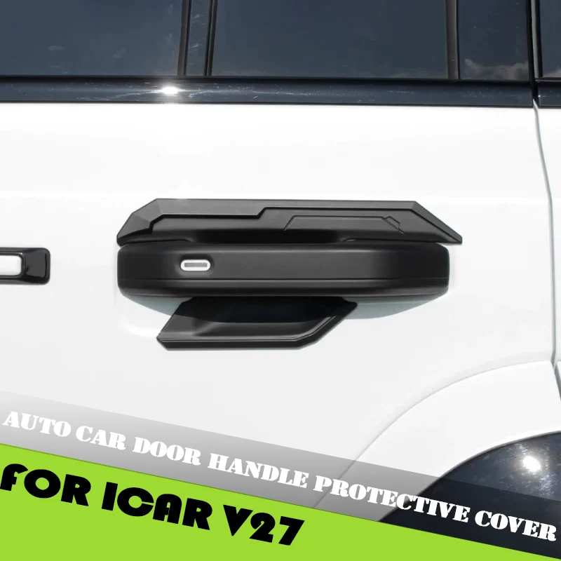Auto Car Door Handle Protective Cover Suitable for Chery ICAR V27 2026 Modified Car Outer Door Bowl Decorative Cover Accessories
Auto Car Door Handle Protective Cover Suitable for Chery ICAR V27 2026 Modified Car Outer Door Bowl Decorative Cover Accessories