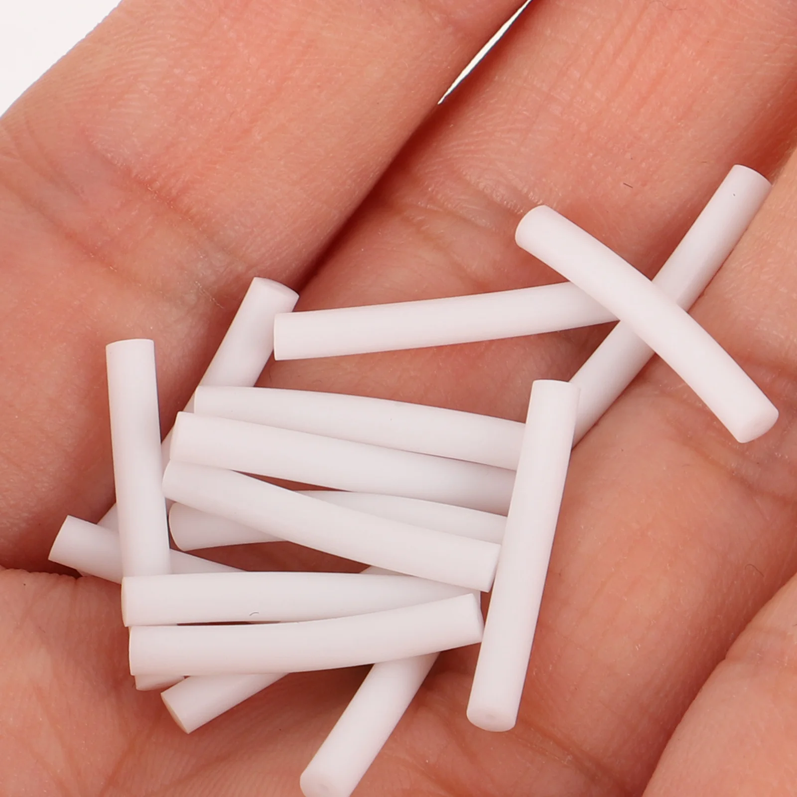 5000Pcs White Metal Plated Tubes Earring Back Needle Protectors Sleeves For Ear Replacement Jewelry Parts
5000Pcs White Metal Plated Tubes Earring Back Needle Protectors Sleeves For Ear Replacement Jewelry Parts