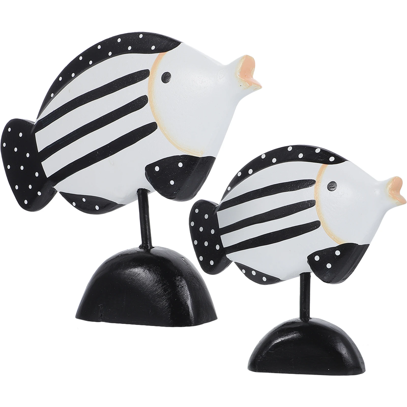 2pcs Wooden Fish Decoration Sturdy Home Decor Living Room Coastal Tabletop Fish Adornment Domestic Figurine
2pcs Wooden Fish Decoration Sturdy Home Decor Living Room Coastal Tabletop Fish Adornment Domestic Figurine