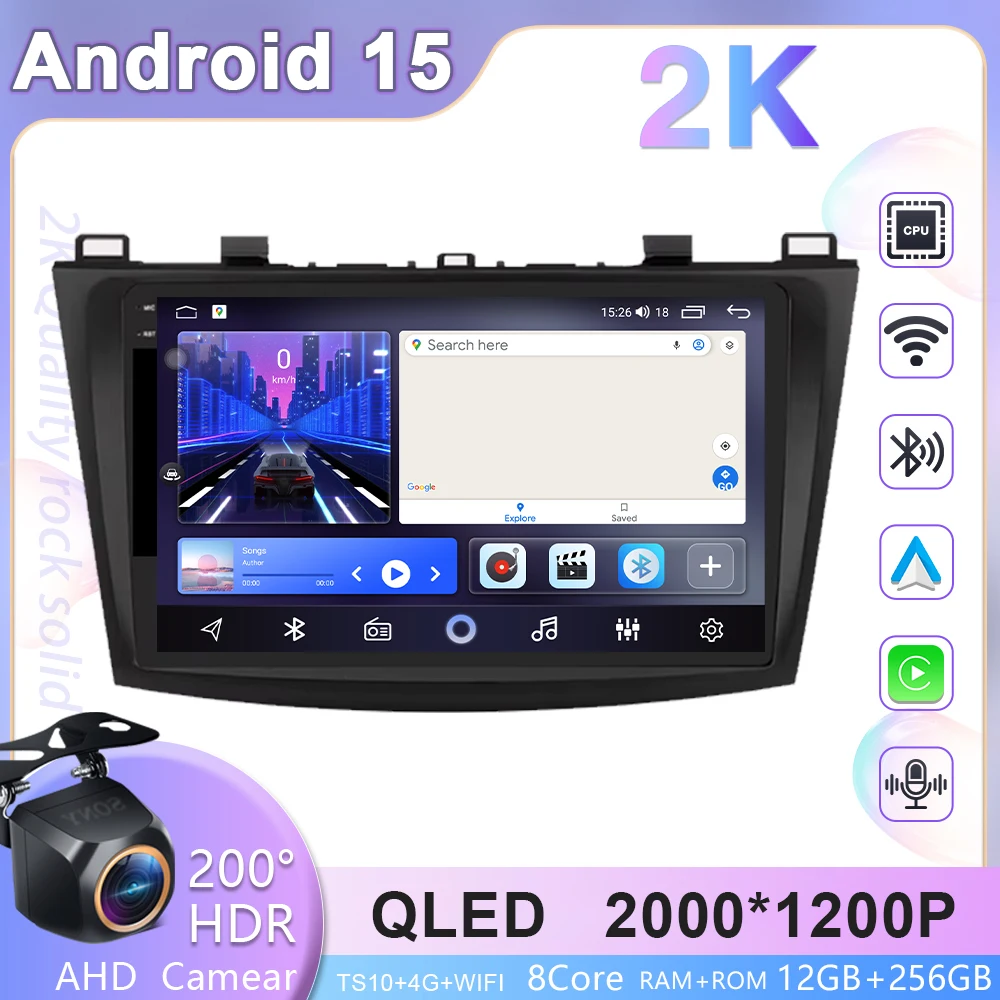 wireless Carplay 12GB+256GB For Mazda 3 2010 - 2013 Car Radio Android 15 Auto GPS Navigation GPS Multimedia Video Player No DVD
wireless Carplay 12GB+256GB For Mazda 3 2010 - 2013 Car Radio Android 15 Auto GPS Navigation GPS Multimedia Video Player No DVD