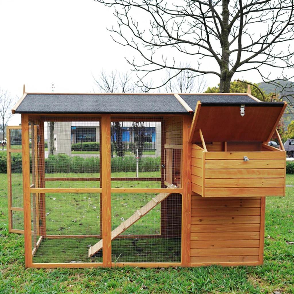 Customizable Luxury Modern Sustainable Solid Wood Outdoor Large Chicken Coop Pet House All Seasons
Customizable Luxury Modern Sustainable Solid Wood Outdoor Large Chicken Coop Pet House All Seasons