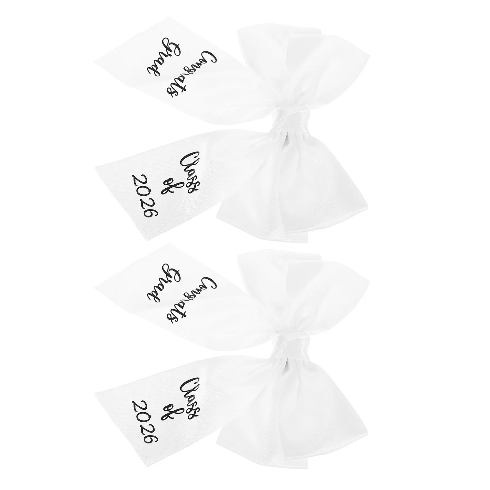 2Pcs Graduation Hair Bow Clips White Satin Class of 2026 Hairpin Graduation Season Headwear Ceremony Party Accessories Hair Bows
2Pcs Graduation Hair Bow Clips White Satin Class of 2026 Hairpin Graduation Season Headwear Ceremony Party Accessories Hair Bows