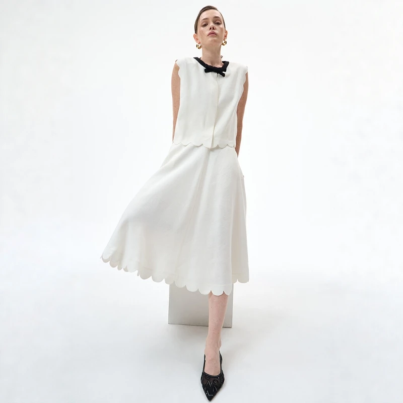 Ele Anti-Aging Korean Sle Summer 25 Cotton Linen ort Sve round Ne Knot Lace Vest Skirt Set Simple Faion
Ele Anti-Aging Korean Sle Summer 25 Cotton Linen ort Sve round Ne Knot Lace Vest Skirt Set Simple Faion