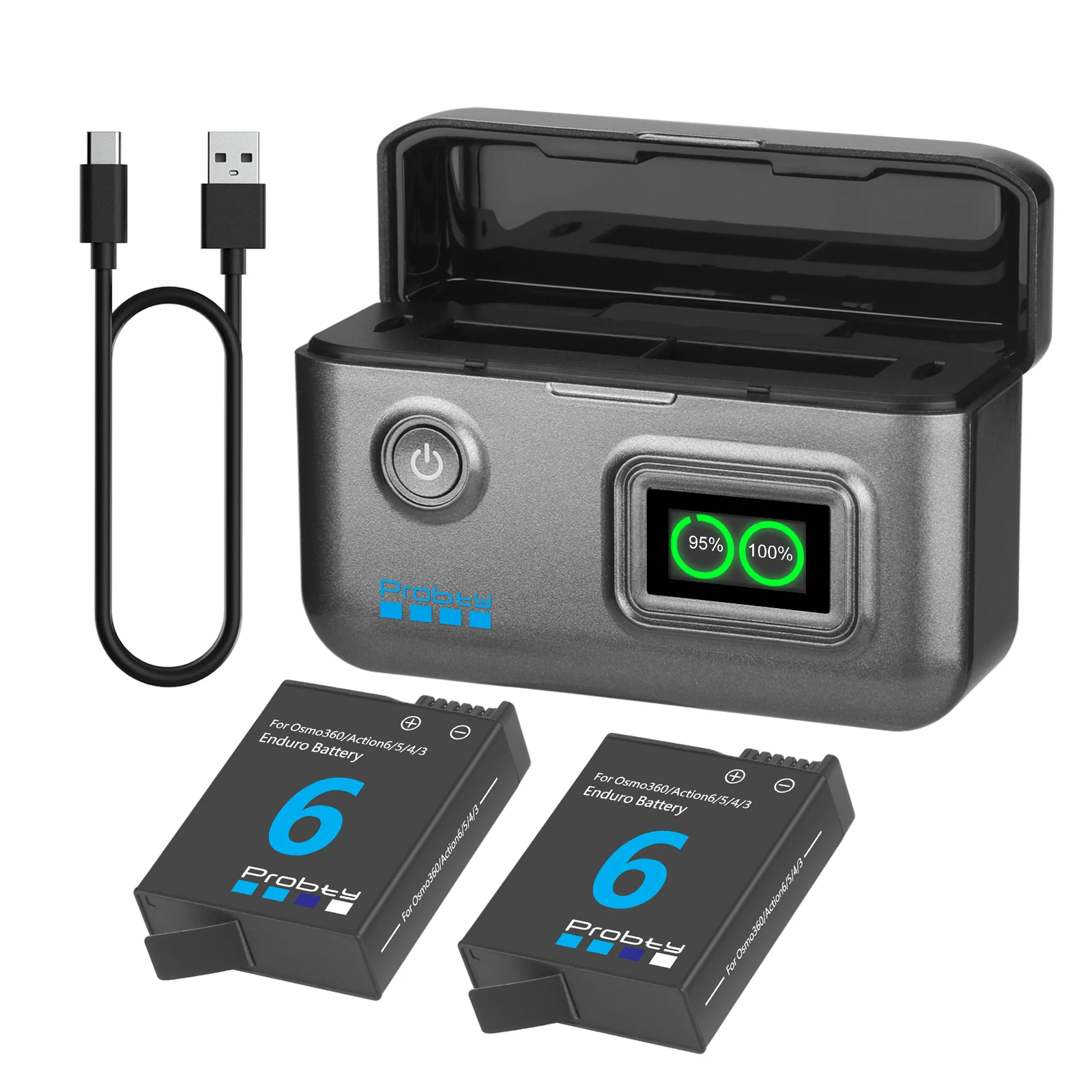 2200 мАч для DJI Osmo Action 6 Enhanced Battery 5 Pro и быстрое зарядное устройство для экшн-камеры Osmo 360 Action 3 4 5 Pro
2200 мАч для DJI Osmo Action 6 Enhanced Battery 5 Pro и быстрое зарядное устройство для экшн-камеры Osmo 360 Action 3 4 5 Pro