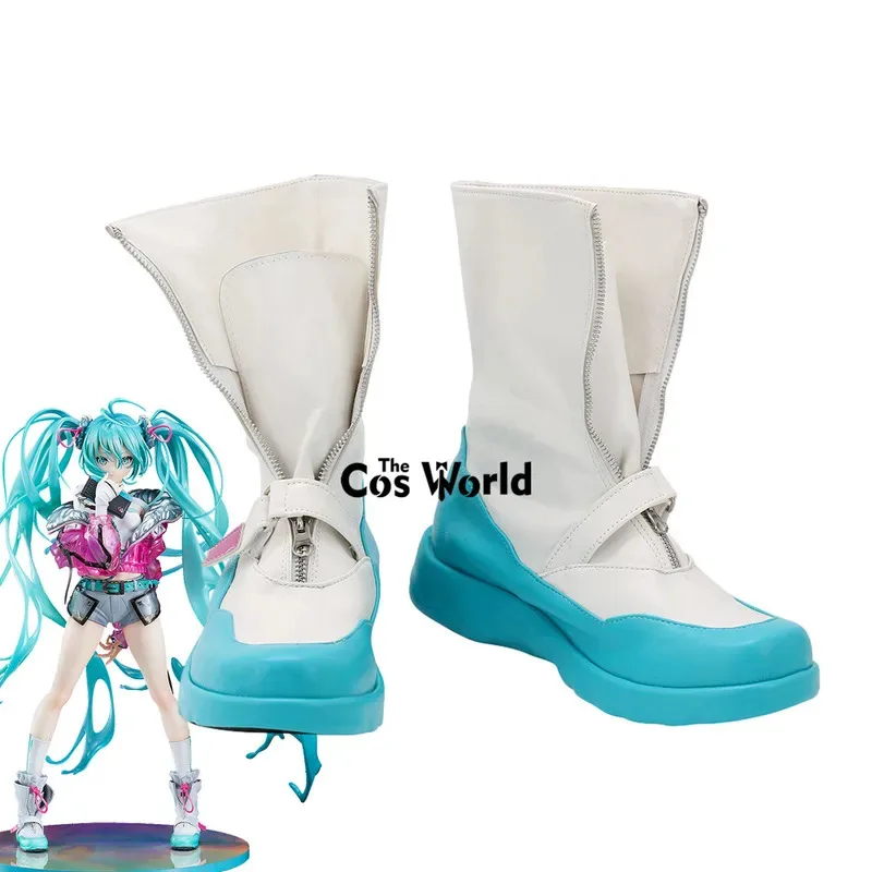 Мику с Сольва, аниме, обувь для косплея, ботинки
Мику с Сольва, аниме, обувь для косплея, ботинки