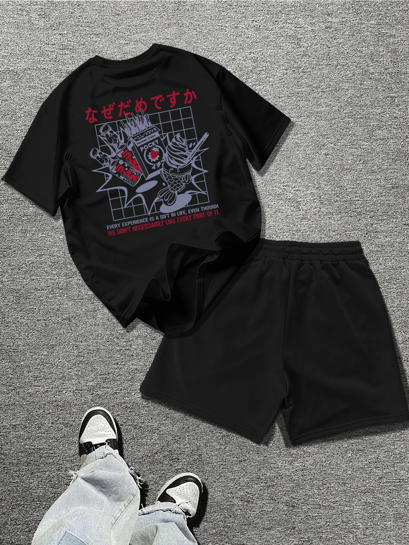Men 2 Piece Set Birmingham Spade Wing Print Short Sleeve T-Shirt & Elastic Waist Casual Shorts Streetwear Tracksuit
Men 2 Piece Set Birmingham Spade Wing Print Short Sleeve T-Shirt & Elastic Waist Casual Shorts Streetwear Tracksuit