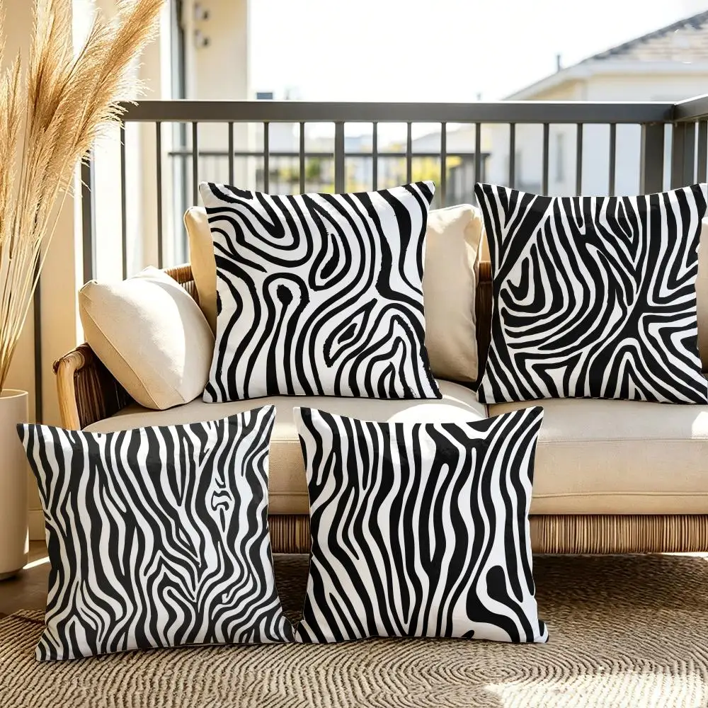 Zebra Skin Pattern Cushion Cover Plush Fabric Soft Double-Sided Printed Sofa Warm Winter Home Gift Pillow Cover
Zebra Skin Pattern Cushion Cover Plush Fabric Soft Double-Sided Printed Sofa Warm Winter Home Gift Pillow Cover