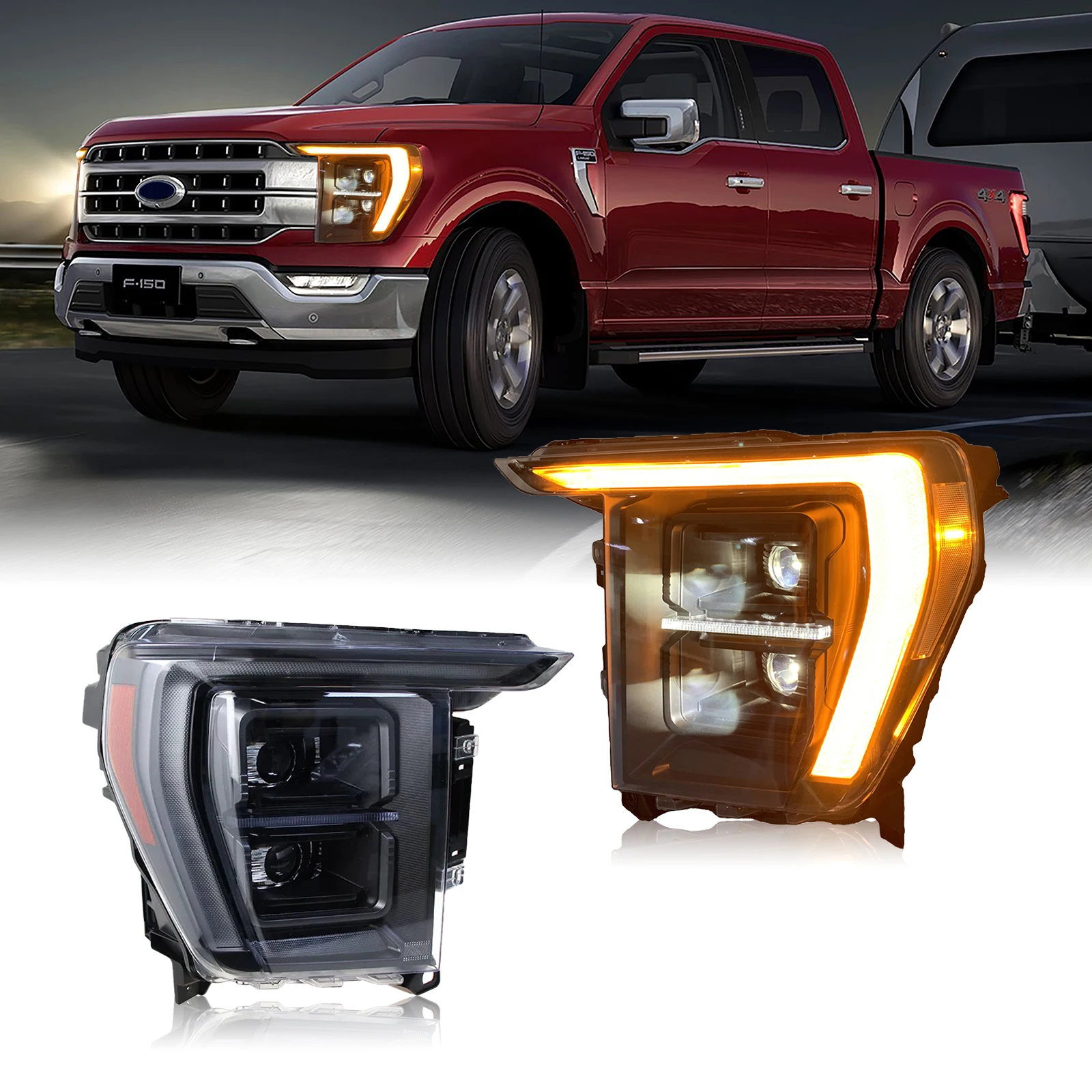 Motion для Ford F150 TFD Raptor F-150 2021-2023 Авто лампа Светодиодные фары Аксессуары Полностью светодиодные фары
Motion для Ford F150 TFD Raptor F-150 2021-2023 Авто лампа Светодиодные фары Аксессуары Полностью светодиодные фары