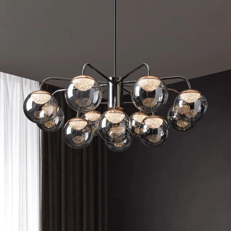 Nordic Glass Ball Led Chandelier for Living Dining Room Kitchen Food Tables Pendant Lights Home Decor Hanging Light Fixture
Nordic Glass Ball Led Chandelier for Living Dining Room Kitchen Food Tables Pendant Lights Home Decor Hanging Light Fixture