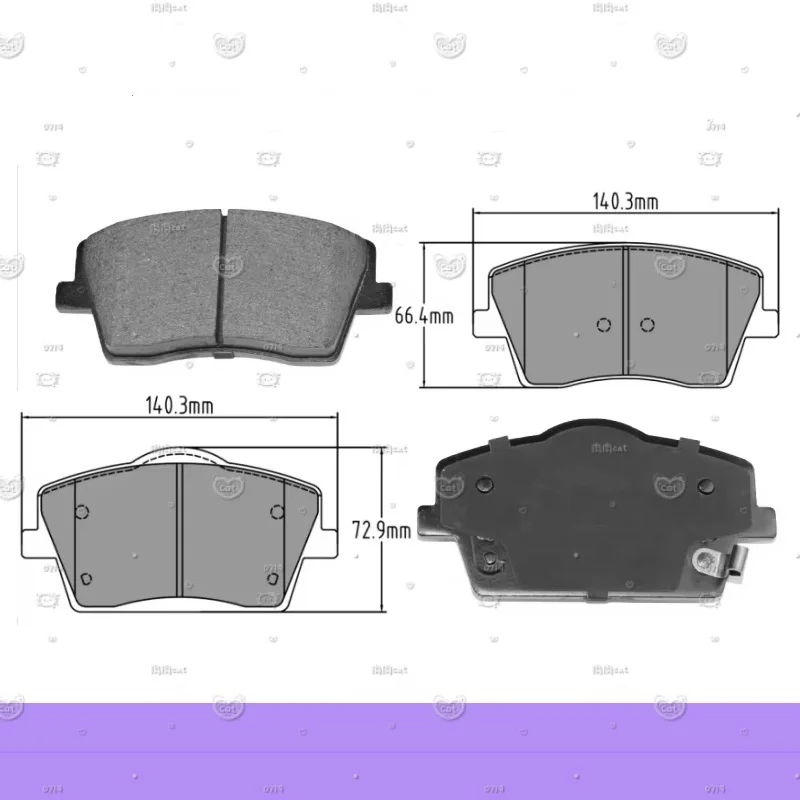 For VOLVO XC40 (T4 T5) EX30 Front Brake Pads 31471407 31471408 32276931 32329535/Auto Parts QT-25012
For VOLVO XC40 (T4 T5) EX30 Front Brake Pads 31471407 31471408 32276931 32329535/Auto Parts QT-25012