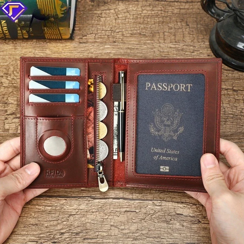 Кожаный кошелек для паспорта Malonte Mad Horse, европейско-американский ретро RFID, многофункциональный держатель для документов с позиционированием
Кожаный кошелек для паспорта Malonte Mad Horse, европейско-американский ретро RFID, многофункциональный держатель для документов с позиционированием