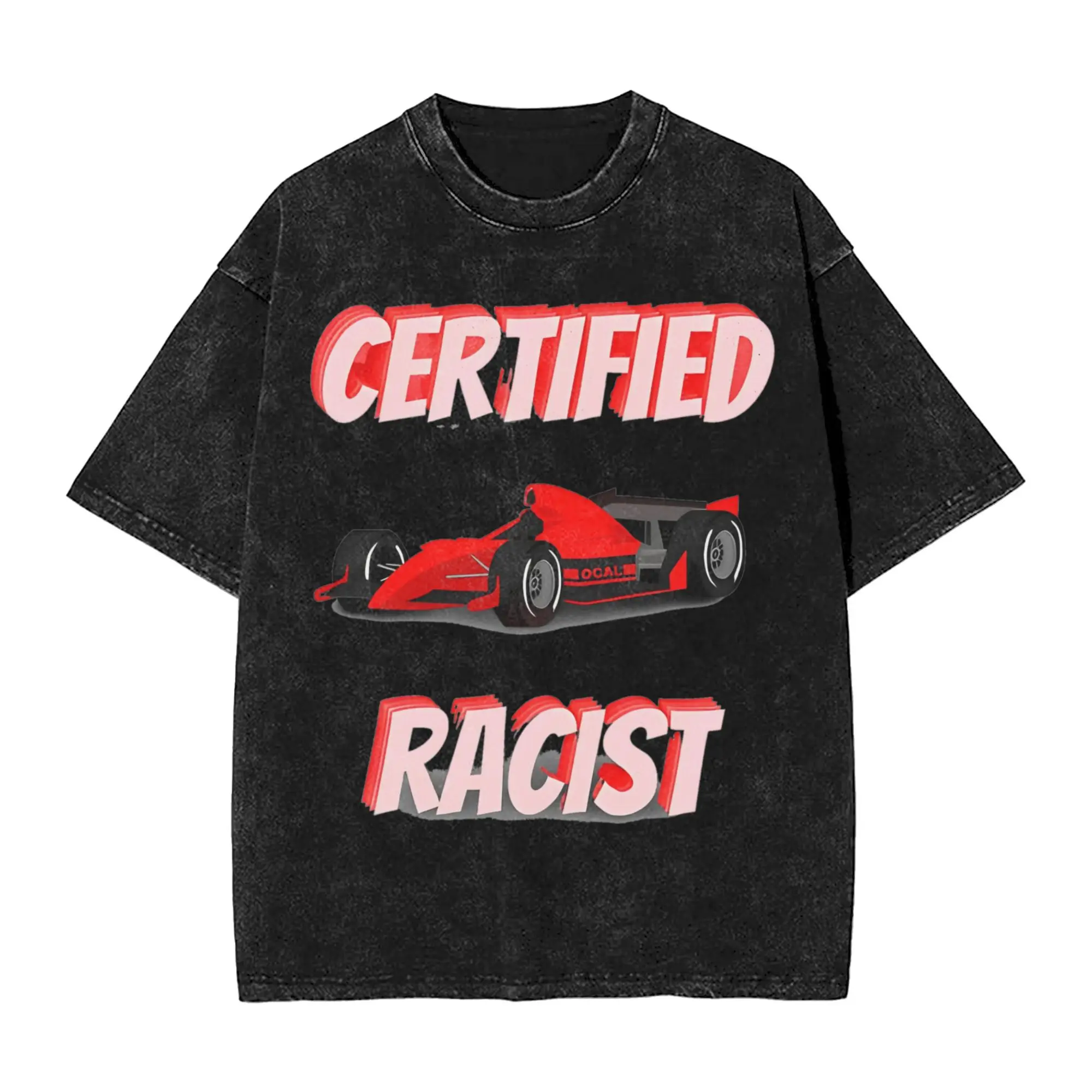 Промытая футболка, забавные сертифицированные футболки Racer, уличные профессиональные футболки Racist Car Racing, уличная одежда с принтом
Промытая футболка, забавные сертифицированные футболки Racer, уличные профессиональные футболки Racist Car Racing, уличная одежда с принтом