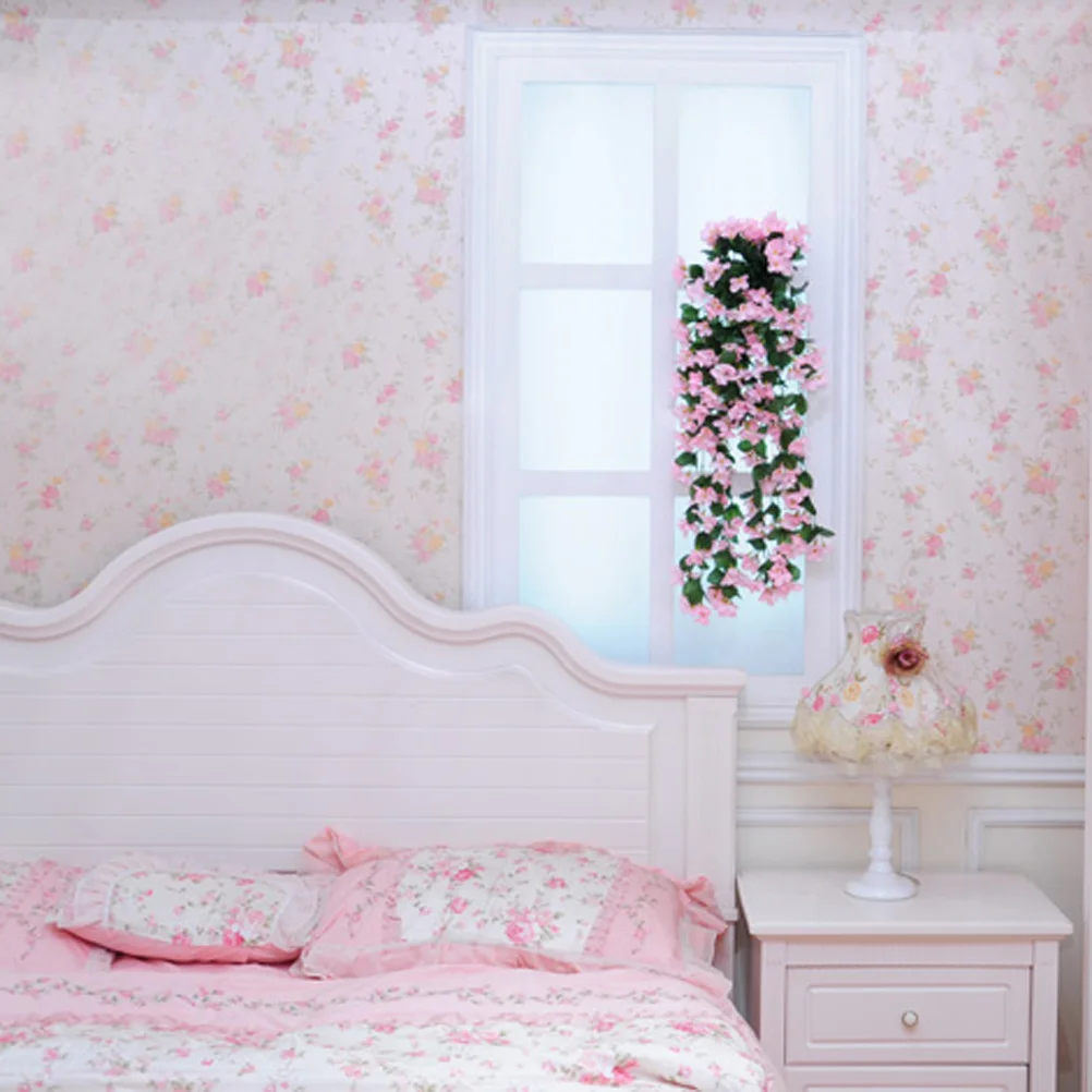 Artificial Lavender Flowers Light Pink Hanging Vine For Wedding Home Decoration Silk Flower Bouquet Table Centerpiece Fake
Artificial Lavender Flowers Light Pink Hanging Vine For Wedding Home Decoration Silk Flower Bouquet Table Centerpiece Fake