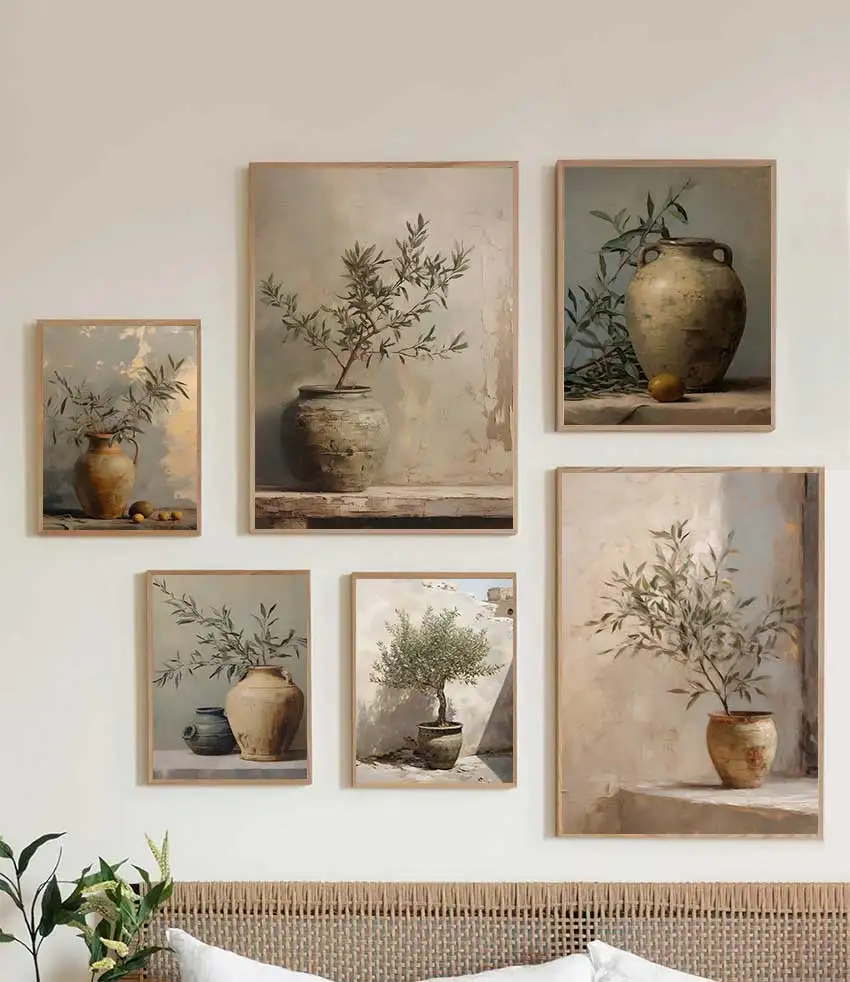 Vintage Minimalist Wall Art Italy Olive Tree in Vase Diamond Painting Poster Prints Still Life Botanical Antique Home Room Dec
Vintage Minimalist Wall Art Italy Olive Tree in Vase Diamond Painting Poster Prints Still Life Botanical Antique Home Room Dec