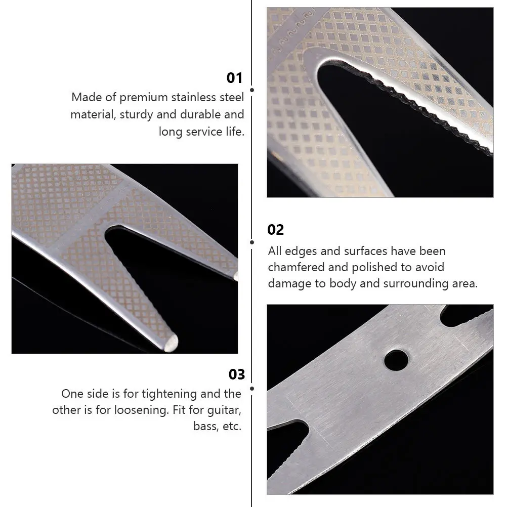2Pcs Guitar Repair Spanner Stainless Steel Wrench Nut Tool for Bass Tuning Machine Pickup Control Pots Guitar Repair Spanner
2Pcs Guitar Repair Spanner Stainless Steel Wrench Nut Tool for Bass Tuning Machine Pickup Control Pots Guitar Repair Spanner