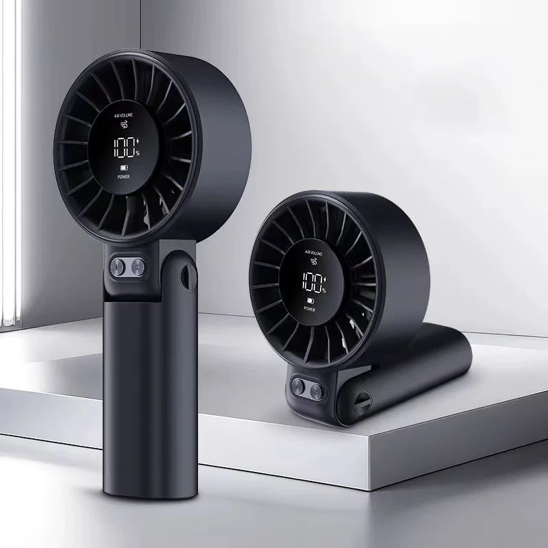Portable Handheld Fan with LED Display,5 Speeds,150°Folded,3-IN-1 Hand/Desk/Neck Multifunction Personal Fan
Portable Handheld Fan with LED Display,5 Speeds,150°Folded,3-IN-1 Hand/Desk/Neck Multifunction Personal Fan
