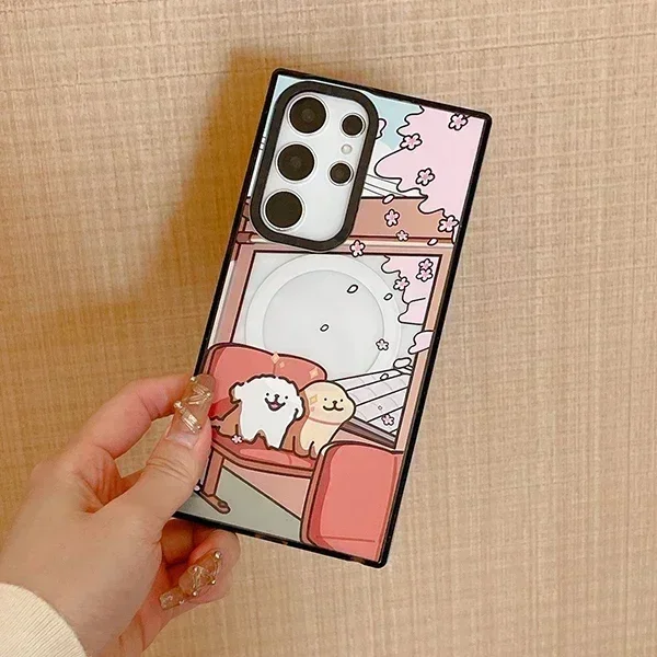 Cute Dog Friend Magnetic Acrylic Black Border Case for Samsung Galaxy S25 S24 S23 Ultra Plus S25+ S25U Protective Cover
Cute Dog Friend Magnetic Acrylic Black Border Case for Samsung Galaxy S25 S24 S23 Ultra Plus S25+ S25U Protective Cover