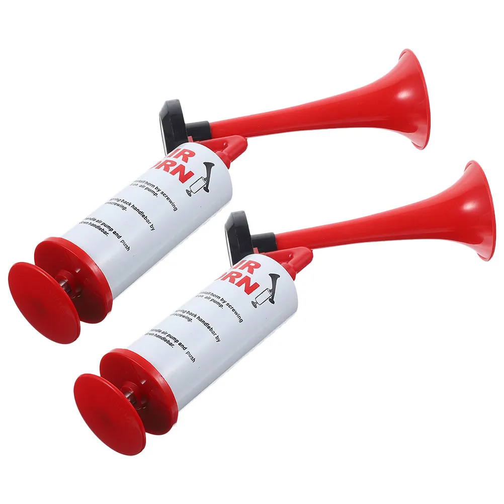 2Pcs Hand Pushing Air Horn Handheld Cheer Horn Loud Noise Maker for Sports Events Soccer Fans Party Celebration Trumpet
2Pcs Hand Pushing Air Horn Handheld Cheer Horn Loud Noise Maker for Sports Events Soccer Fans Party Celebration Trumpet