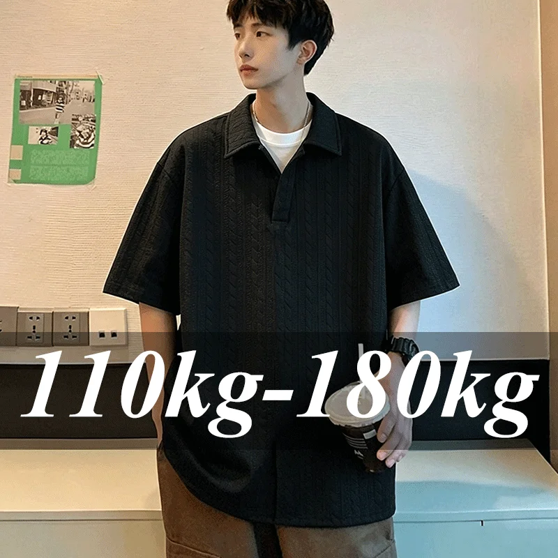Plus Size Men's T-Shirts High Quality 1XL-7XL Short Sleeves Polo Shirts Fashion Tees Summer Top Oversize Male Clothing 110-180KG
Plus Size Men's T-Shirts High Quality 1XL-7XL Short Sleeves Polo Shirts Fashion Tees Summer Top Oversize Male Clothing 110-180KG