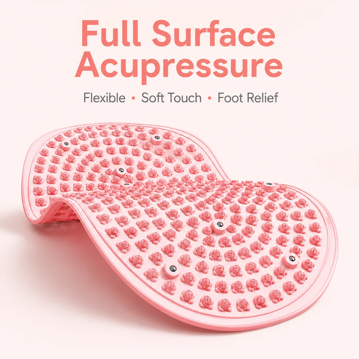 Soft Silicone Acupressure Mat Foot Massage Pad Flexible Reflexology Cushion for Pressure Point Relief Home Exercise Relaxation
Soft Silicone Acupressure Mat Foot Massage Pad Flexible Reflexology Cushion for Pressure Point Relief Home Exercise Relaxation