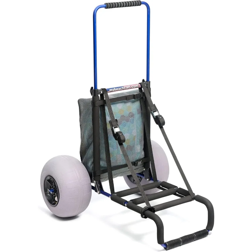 My Beach Cart® The Original Patented NO Rust Aluminum Foldable Beach Cart 13 INCH Big Wheels Balloon Tires for Sand Heavy Duty.
My Beach Cart® The Original Patented NO Rust Aluminum Foldable Beach Cart 13 INCH Big Wheels Balloon Tires for Sand Heavy Duty.